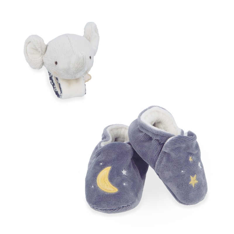 Pulsera y patucos Kaloo con sonido Elefante