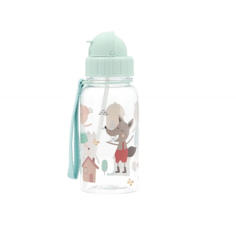 Botella de tritán Tutete The Three Little Pigs