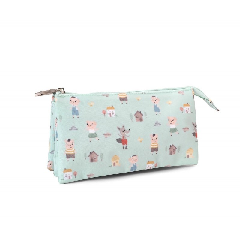 Estuche 3 compartimentos Tutete The Three Little Pigs Personalizable