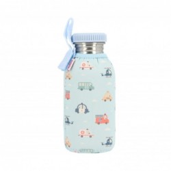 Garrafa de aço com capa, 500 ml, « Tutete » City Cars, personalizável