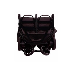 Carrinho de bebé para gémeos Baby Monsters Easy Twin 4 com saco e 2 cadeiras altas portáteis