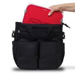 Mochila Mobility Pack Quokkababy E-Carrier com cadeira alta portátil
