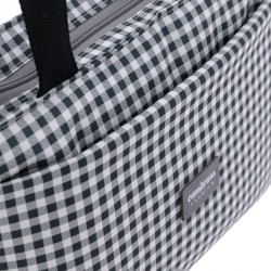 Bolsa organizadora e tapete Cambrass Vichy Preto