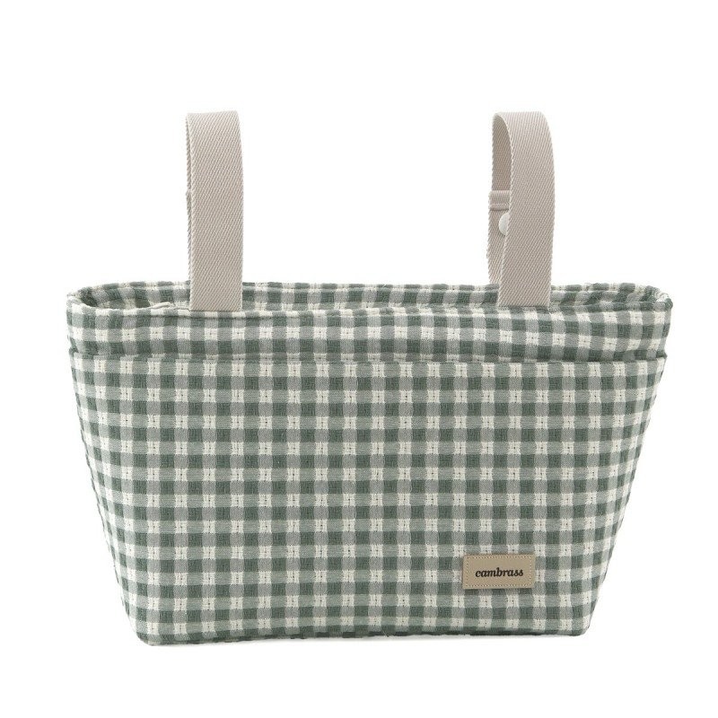 Saco organizador e tapete oval Cambrass Vicky Green