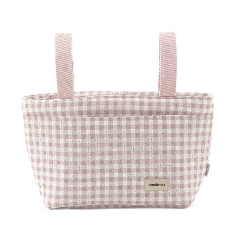 Bolso Organizador y Colchoneta ovalada Cambrass  Vicky Rosa