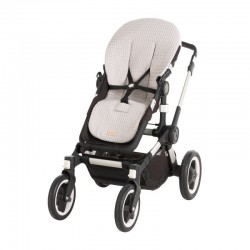 Bolso Organizador y Colchoneta ovalada Cambrass  Zico Gris