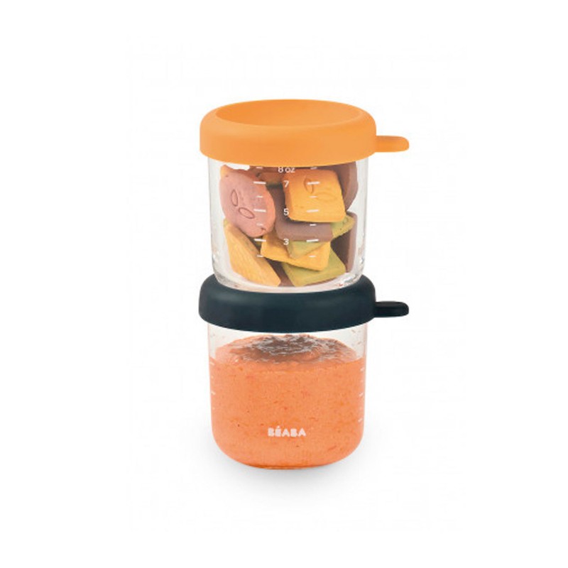 Embalagem de 2 frascos de vidro Beaba 250ml