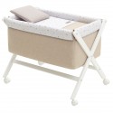 Minicuna Tijera Madera Cambrass Greeny Beige/Blanco