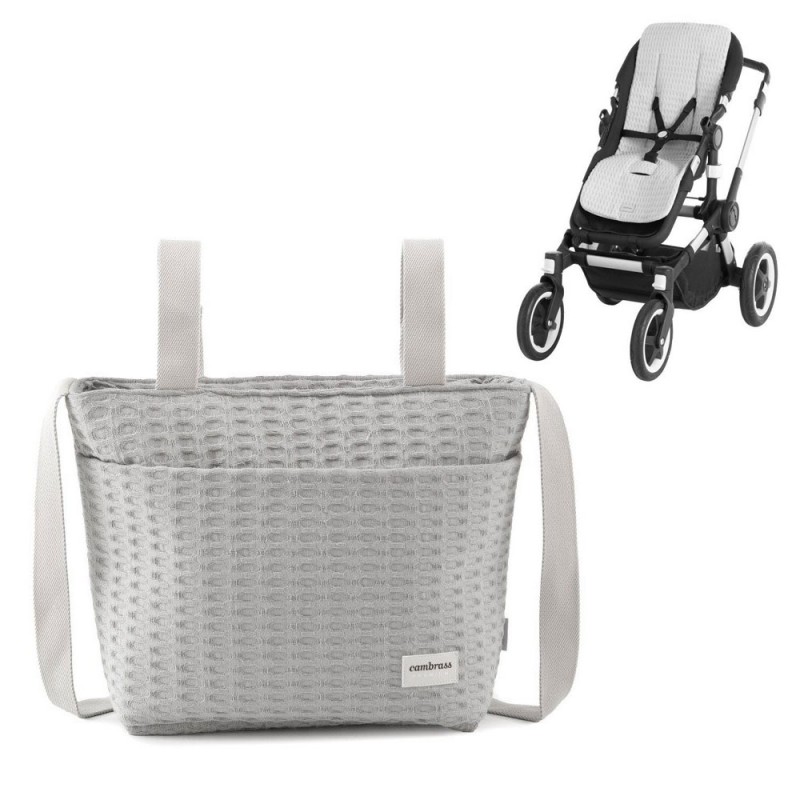 Bolso Organizador y Colchoneta recta Cambrass Zico Gris