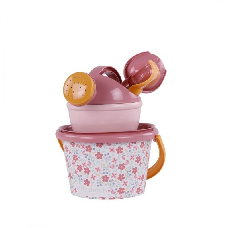 Set de playa Little Dutch 5 piezas con flores