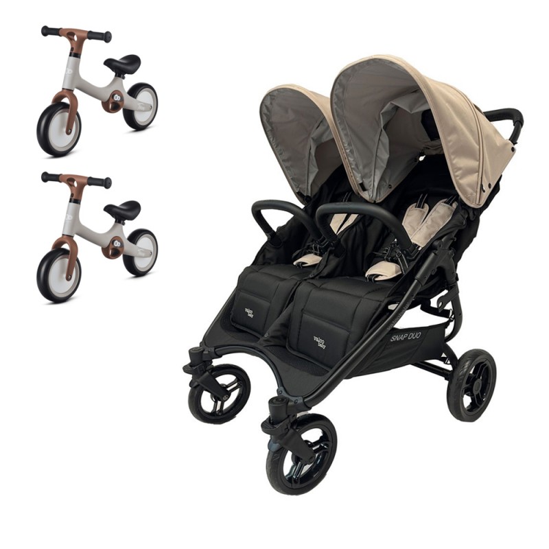 Bancos duplos Valco Baby SNAP Duo 4 com 2 Minibi