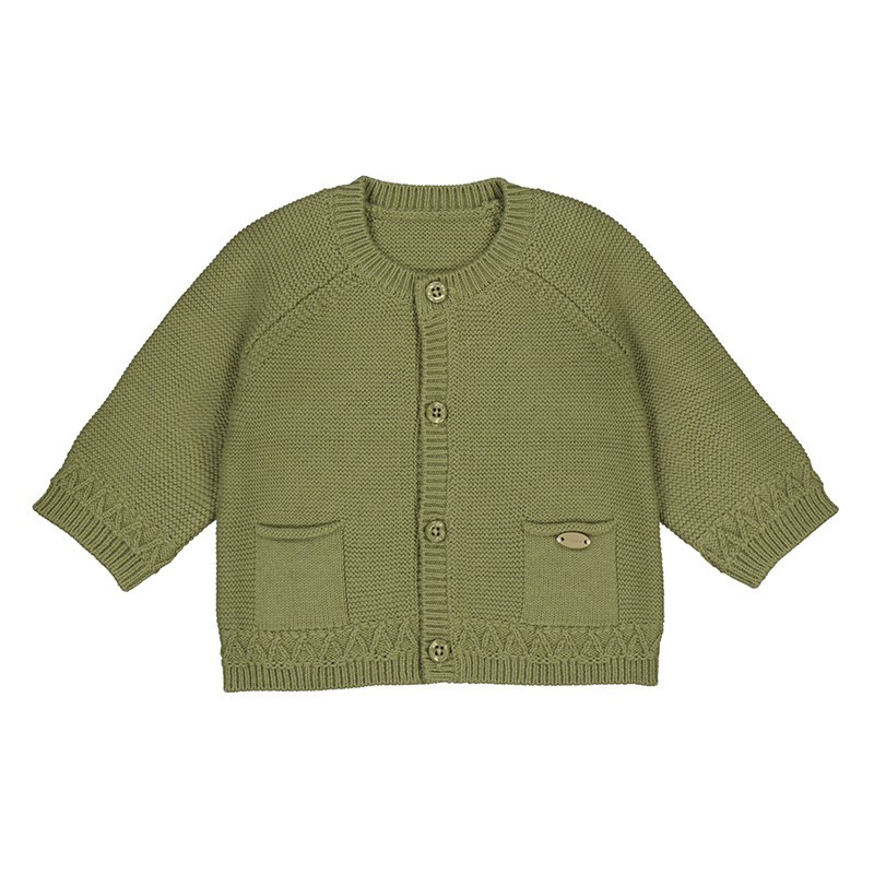 Casaco de malha Mayoral Casaco de malha com gola redonda