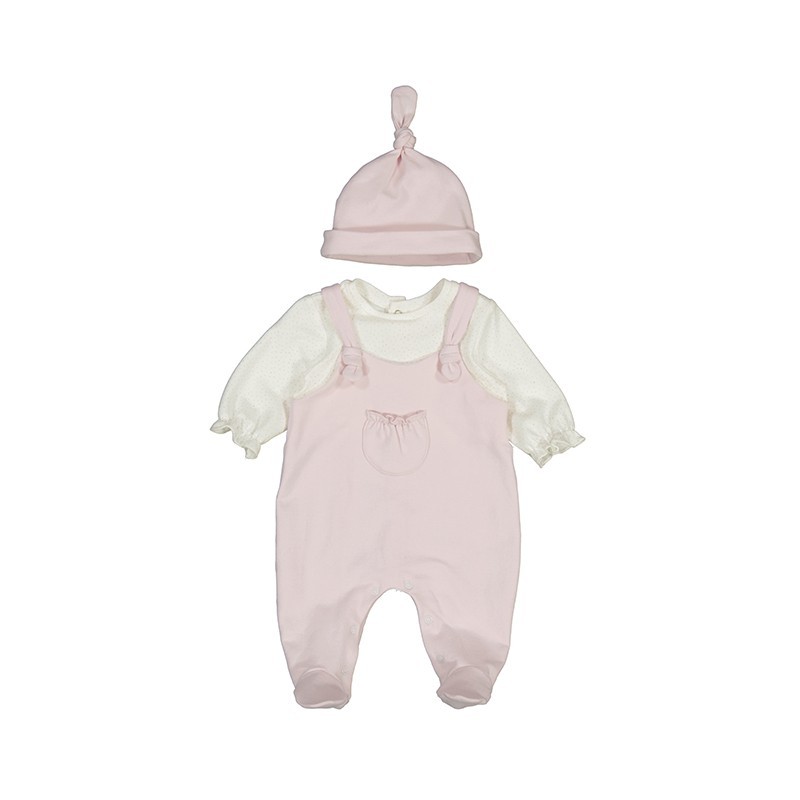 Jardineiras e gorro Mayoral pelúcia