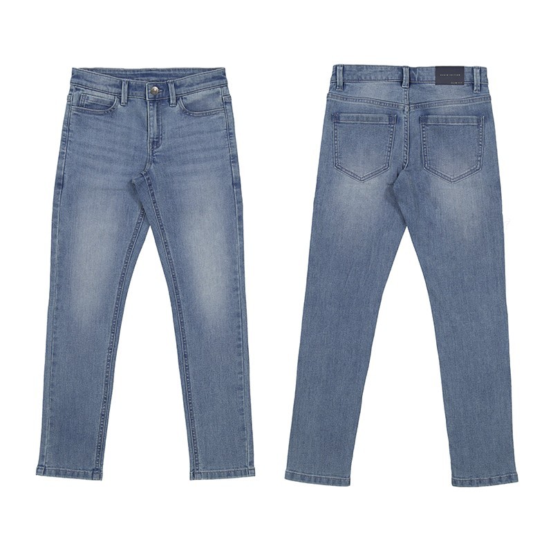 Calças Mayoral calças de ganga básicas de corte justo