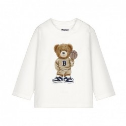 Camiseta Mayoral manga larga oso