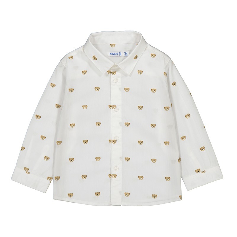 Camisa Mayoral manga larga estampada