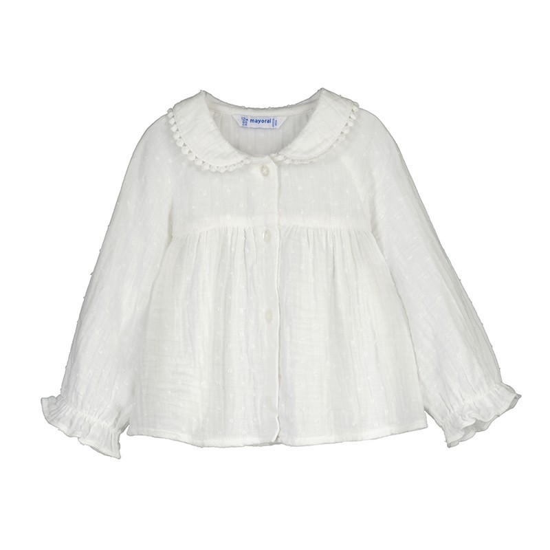 Blusa Mayoral plumeti chiffon