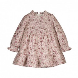 Vestido Mayoral terciopelo estampado
