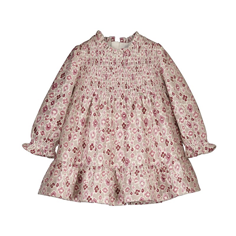 Vestido Mayoral terciopelo estampado