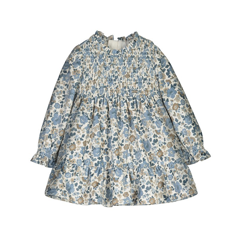 Vestido Mayoral terciopelo estampado