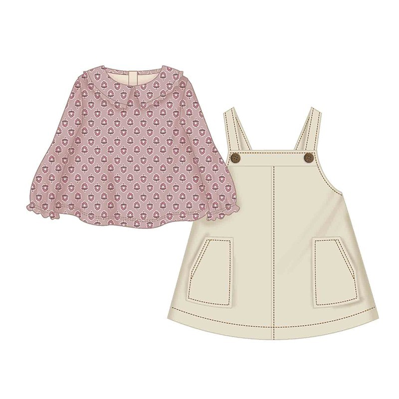 Conjunto Mayoral skirt Dungarees