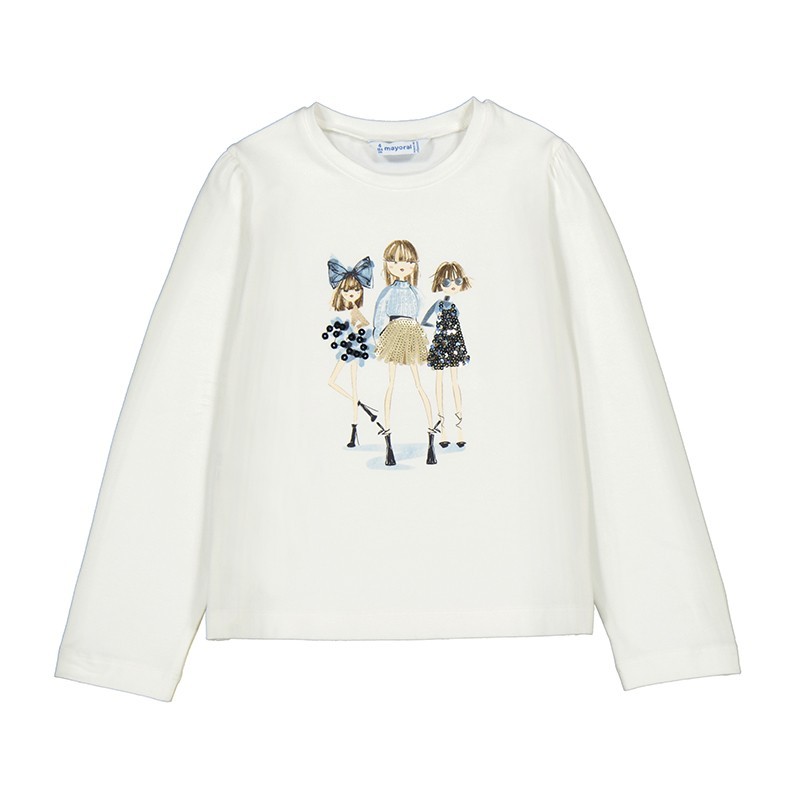 T-shirt Mayoral vestido de manga comprida
