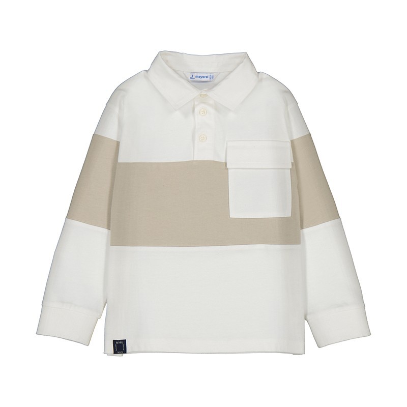 Polo Mayoral manga larga color block