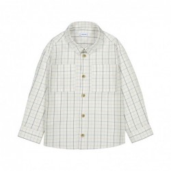 Camisa Mayoral manga larga cuadros