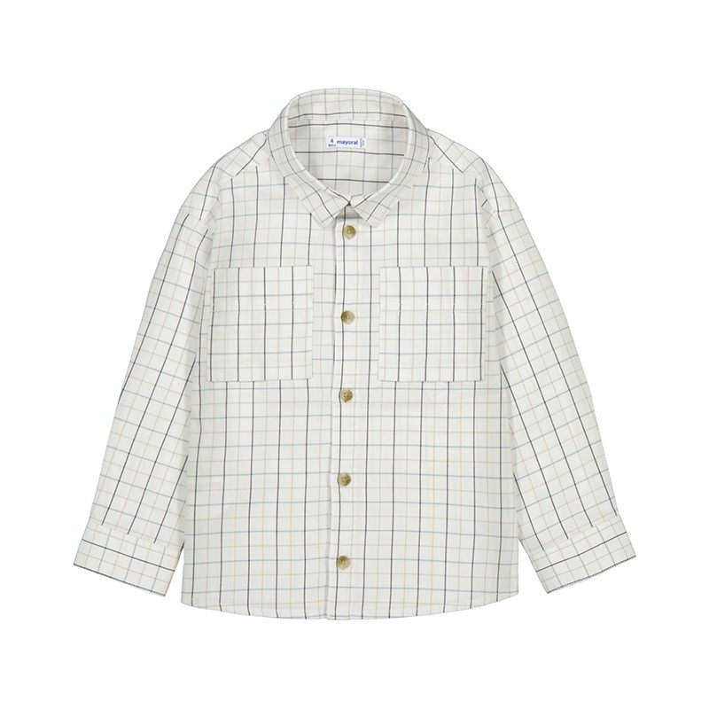 Camisa Mayoral manga comprida axadrezada