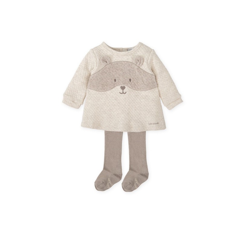 Vestido Tutto Piccolo Amigo com collants