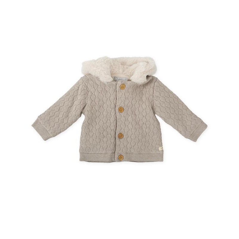 Casaco de tricot Tutto Piccolo Bouquet