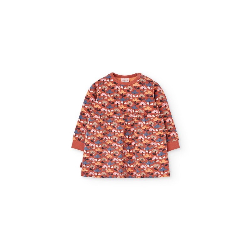 Vestido de pelúcia Boboli com estampado