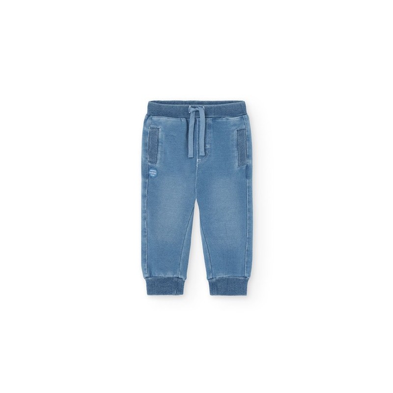 Pantalón felpa Boboli denim