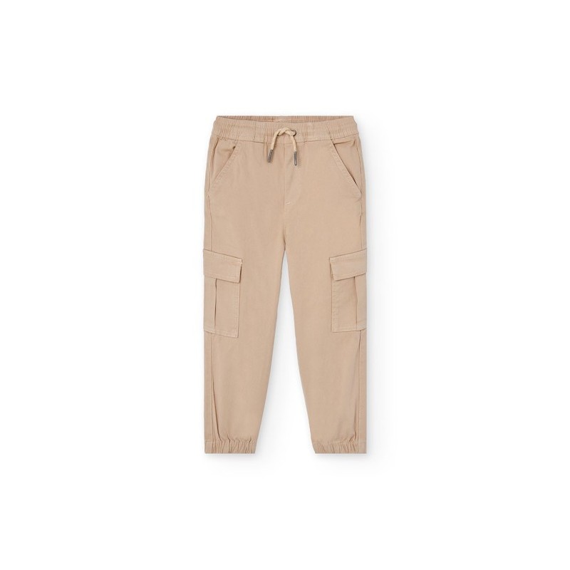 Calças de sarja Boboli elástico