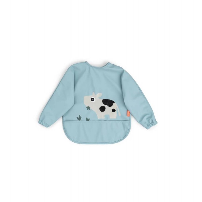 Babero Done By Deer con bolsillo y mangas Tiny Farm