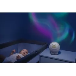 Mini berço co-sleeping Kinderkraft NESTE GROW com projetor