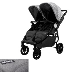 Carrinho de bebé para gémeos Baby Monsters Easy Twin 4 Capotas e capa de chuva incluídas. |crioh.com