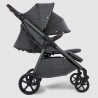 Cadeira de passeio dupla Mast M TWIN X2 com guiador ajustável