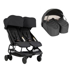 Silla paseo Gemelar Mountain Buggy NANO Duo con capazo Cocoon