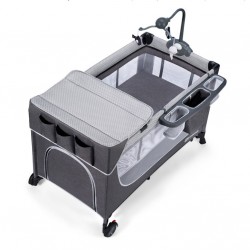 Cuna de viaje Kinderkraft LEODY con accesorios
