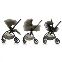 Trio de carrinhos de bebé Britax Römer RIO com Baby-Safe Pro e Vario Base 5Z