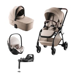 Trio de carrinhos de bebé Britax Römer RIO com Baby-Safe Pro e Vario Base 5Z