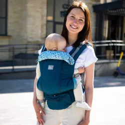 Mochila Portabebés Love & Carry AIR X con funda cobertor All Weather
