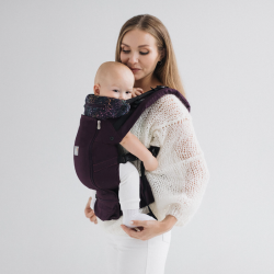 Mochila porta-bebés « Love & Carry » AIR X com capa protetora «All Weather»