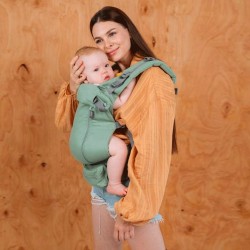 Porta-bebés Love & Carry AIR X com cobertura para todas as condições climatéricas