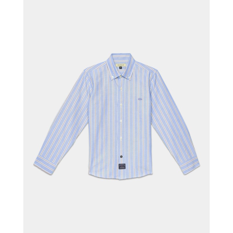 Camisa Spagnolo 7525 oxford de botões pronto a vestir