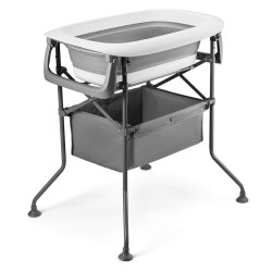 Banheira com tapete muda-fraldas Kinderkraft com conjunto de higiene