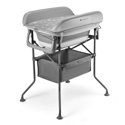 Banheira com tapete muda-fraldas Kinderkraft com conjunto de higiene