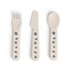 Talheres de comida feitos pela Deer Tiny Farm