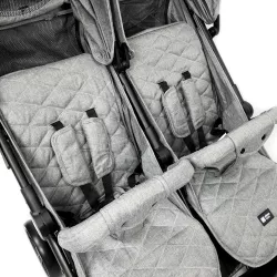 Carrinho de bebé Kikka Boo Gemelar Happy 2